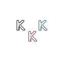 Letter Paper Clips | Letter K Paper Clips | Business Gifts (1 dozen/lot)