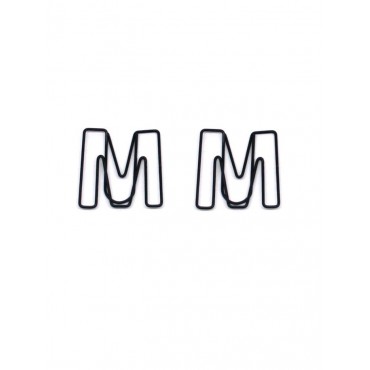 Letter Paper Clips | Letter M Paper Clips | Cute Bookmarks (1 dozen/lot)