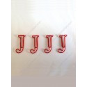 Letter Paper Clips | Letter J Paper Clips | Creative Stationery (1 dozen/lot)