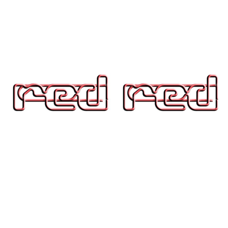 Words red Paper Clips | Letters | Business Gifts (1 dozen/lot)