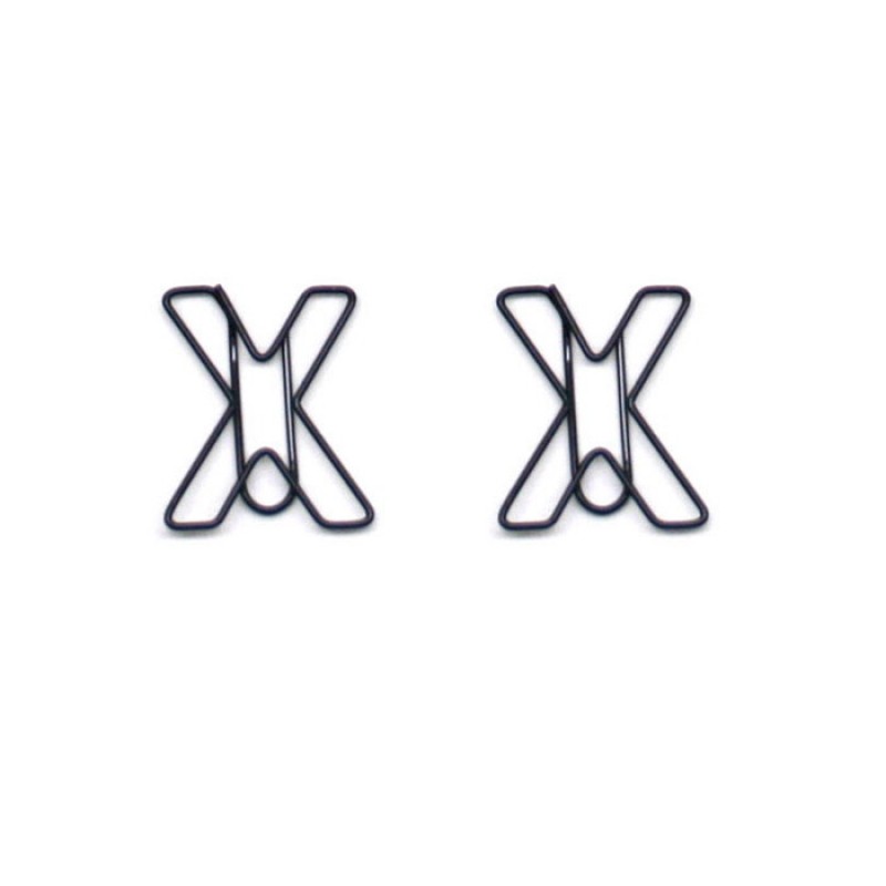 Letter Paper Clips | Letter X Paper Clips | Promotional Gifts (1 dozen/lot)