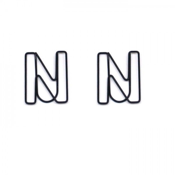 Letter Paper Clips | Letter N Paper Clips | Promotional Gifts (1 dozen/lot)