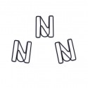 Letter Paper Clips | Letter N Paper Clips | Promotional Gifts (1 dozen/lot)