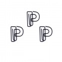 Letter Paper Clips | Letter P Paper Clips | Promotional Gifts (1 dozen/lot)