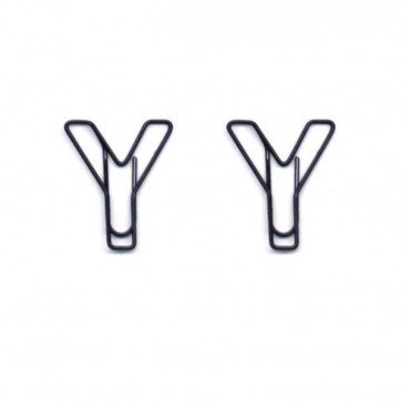 Letter Paper Clips | Letter Y Paper Clips | Promotional Gifts (1 dozen/lot)