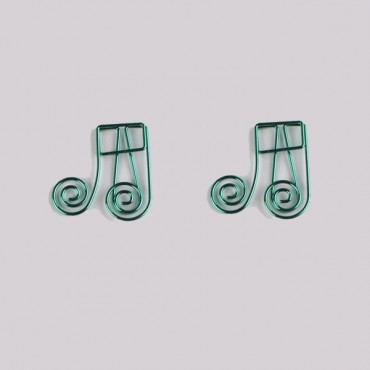 Music Paper Clips | Double Note Paper Clips | Creative Stationery (1 dozen/lot)