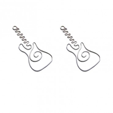Music Paper Clips | Guitar Shaped Paper Clips | Creative Gifts (1 dozen/lot)