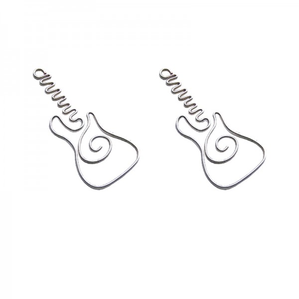 Music Paper Clips | Guitar Shaped Paper Clips | Creative Gifts (1 dozen/lot)