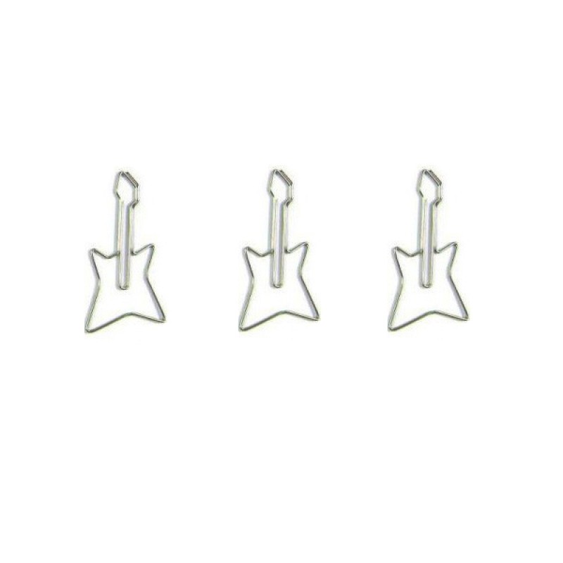 Music Paper Clips | Guitar Shaped Paper Clips | Creative Gifts (1 dozen/lot)