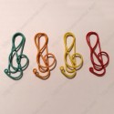 Music Paper Clips | Musical Note Paper Clips | Business Gifts (1 dozen/lot)