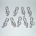 Music Paper Clips | Musical Note Paper Clips | Business Gifts (1 dozen/lot)