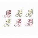 Music Paper Clips | Double Note Paper Clips | Creative Gifts (1 dozen/lot)