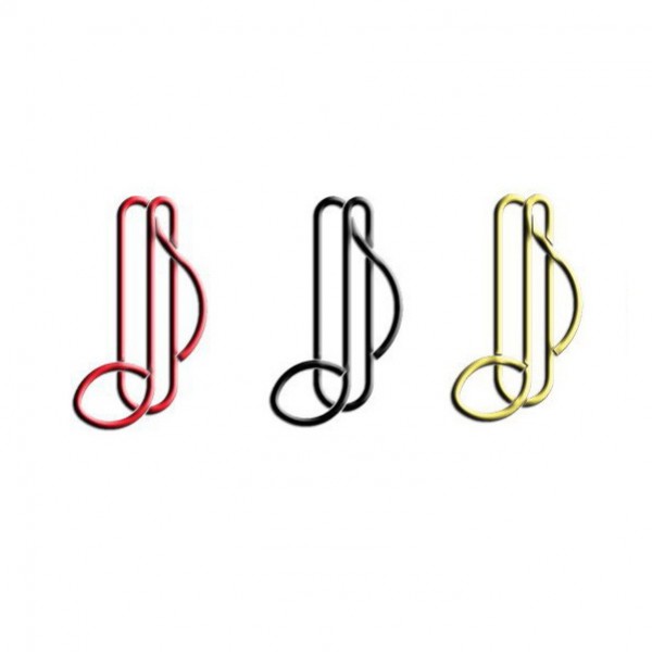 Music Paper Clips | Single Note Paper Clips | Cute Bookmarks (1 dozen/lot)