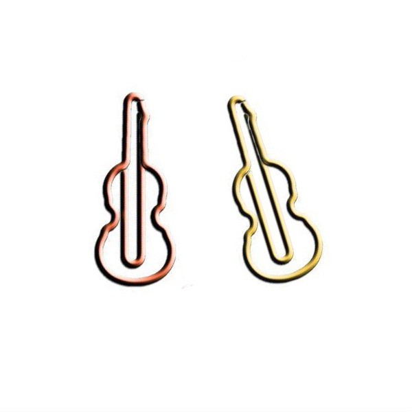 Music Paper Clips | Violin Paper Clips | Creative Stationery (1 dozen/lot)