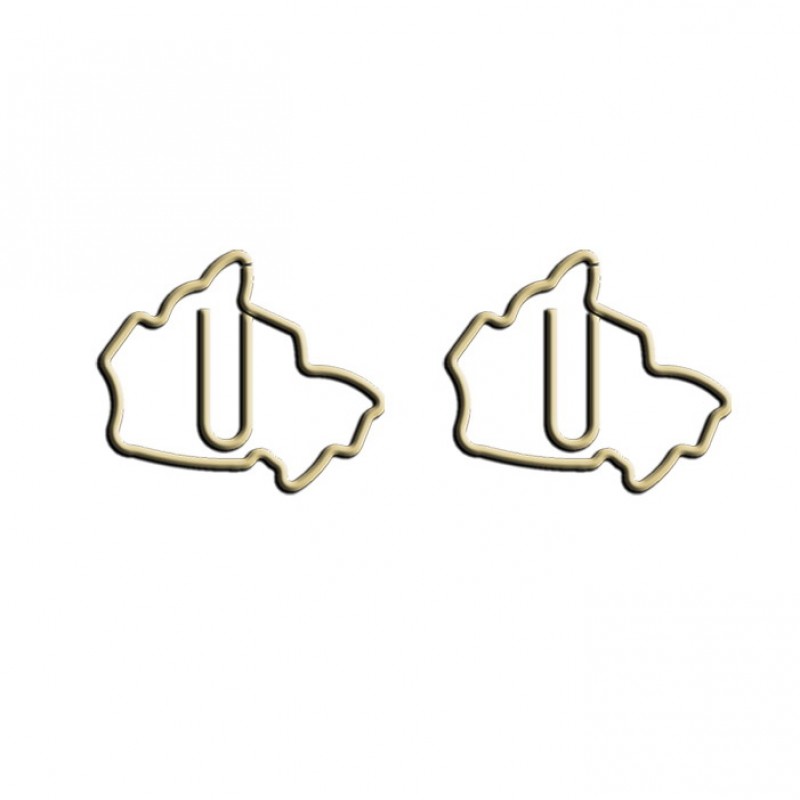 Nature Paper Clips | Canada Map Paper Clips | Business Gifts (1 dozen/lot)