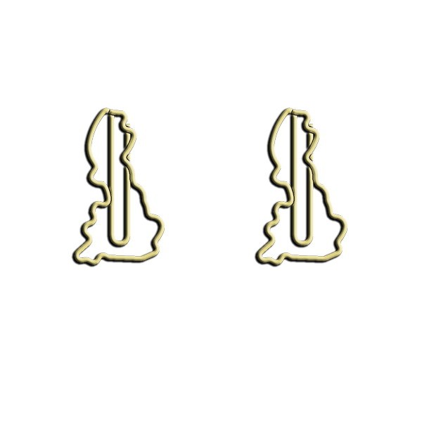 Nature Paper Clips | UK Map Paper Clips | Creative Stationery (1 dozen/lot)