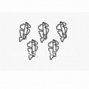 Nature Paper Clips | Hurricane Paper Clips | Creative Stationery (1 dozen/lot)