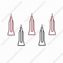 Landmark Paper Clips | Empire Building Paper Clips | Cute Stationery (1 dozen/lot)