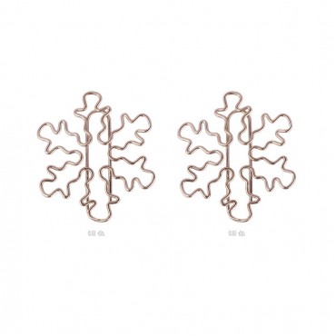 Nature Paper Clips | Snowflake Paper Clips | Creative Gifts (1 dozen/lot)