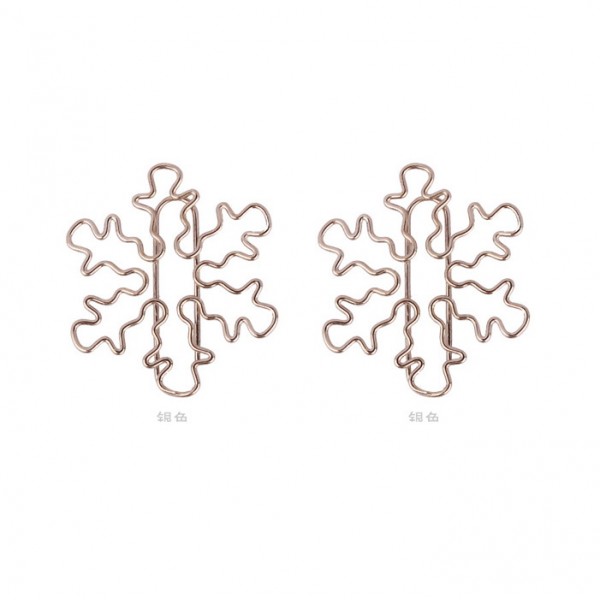 Nature Paper Clips | Snowflake Paper Clips | Creative Gifts (1 dozen/lot)