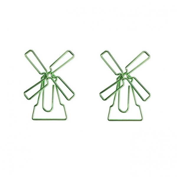 Nature Paper Clips | Windmill Paper Clips | Business Gifts (1 dozen/lot)