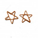 Nature Paper Clips | Star Paper Clips | Christmas Ornaments (1 dozen/lot)