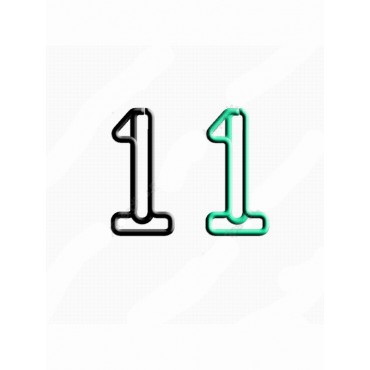 Number 1 Paper Clips | Numeric Paper Clips | Promotional Gifts (1 dozen/lot)