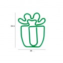 Plant Paper Clips | Cactus Potted Landscape Paper Clips (1 dozen) 