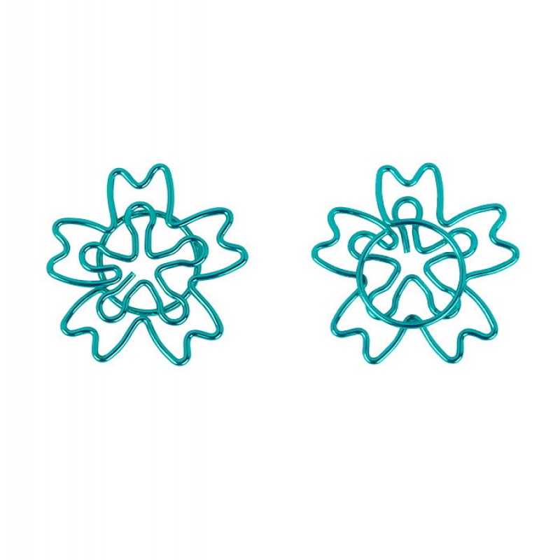 Flower Paper Clips | Sakura Paper Clips | Cherry Blossom (1 dozen/lot) 