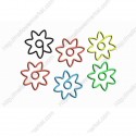 Flower Paper Clips | Daisy Paper Clips (1 dozen) 