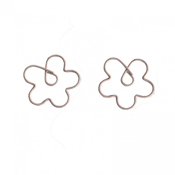 Flower Shaped Paper Clips | Creative Gifts (1 dozen/lot) 