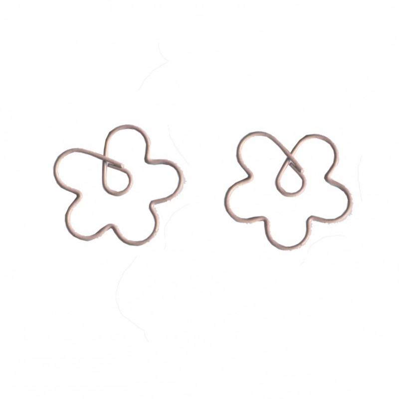 Flower Shaped Paper Clips | Creative Gifts (1 dozen/lot) 