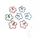 Flower Shaped Paper Clips | Creative Gifts (1 dozen/lot) 