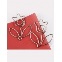 Flower Paper Clips | Rose Shaped Paper Clips (1 dozen) 