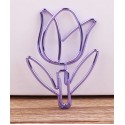 Flower Paper Clips | Tulip Shaped Paper Clips | Business Gifts (1 dozen/lot) 