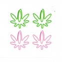 Plant Paper Clips | Hemp Leaf Shaped Paper Clips (1 dozen,30*30 mm) 