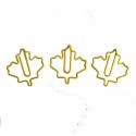 Plant Paper Clips | Maple Leaf Paper Clips | Decor Accessories (1 dozen) 