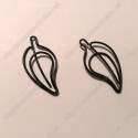 Plant Paper Clips | Leaf Shaped Paper Clips (1 dozen/lot,38*20 mm) 