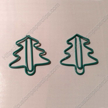 Plant Paper Clips | Tree Shaped Paper Clips | Christmas Tree (1 dozen/lot,38*20 mm) 