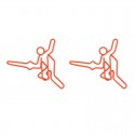 Sports Paper Clips | Fencing Shaped Paper Clips | Business Gifts (1 dozen/lot)