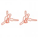 Sports Paper Clips | Climbing Shaped Paper Clips | Business Gifts (1 dozen/lot)