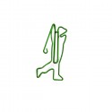 Sports Paper Clips | Golfer Shaped Paper Clips | Creative Gifts (1 dozen/lot)
