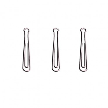 Sports Paper Clips | Baseball Bat Paper Clips | Cute Gifts (1 dozen/lot)