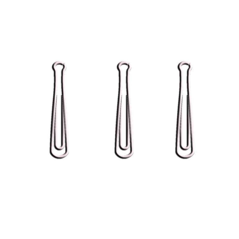 Sports Paper Clips | Baseball Bat Paper Clips | Cute Gifts (1 dozen/lot)