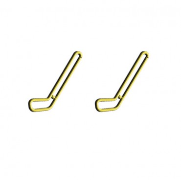 Sports Paper Clips | Hockey Stick Paper Clips | Creative Gifts (1 dozen/lot)