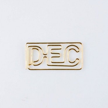 Month Paper Clips | DEC Paper Clips | December (1 dozen/lot)