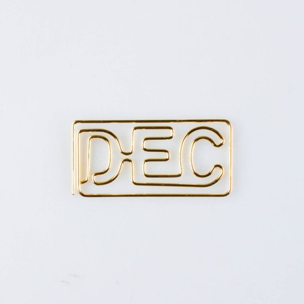 Month Paper Clips | DEC Paper Clips | December (1 dozen/lot)