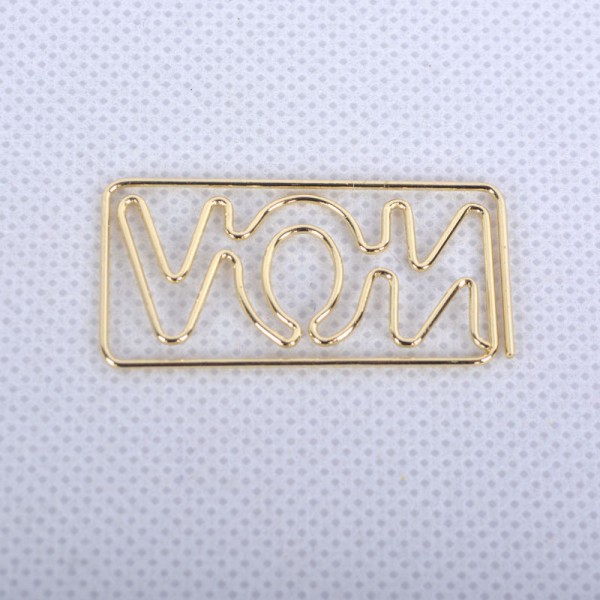 Month Paper Clips | NOV Shaped Paper Clips | November (1 dozen/lot)