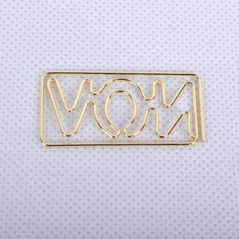 Month Paper Clips | NOV Shaped Paper Clips | November (1 dozen/lot)