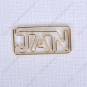 Month Paper Clips | OCT Paper Clips |October (1 dozen/lot)